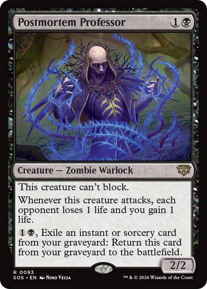 Postmortem Professor [Secrets of Strixhaven]