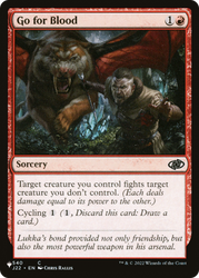 Go for Blood [The List Reprints]