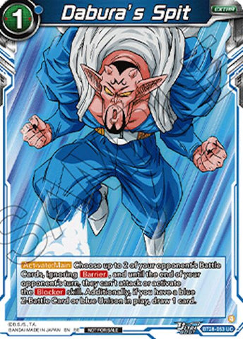 Dabura's Spit (Deluxe Pack 2026 Vol.2) (BT28-053) [Tournament Promotion Cards]