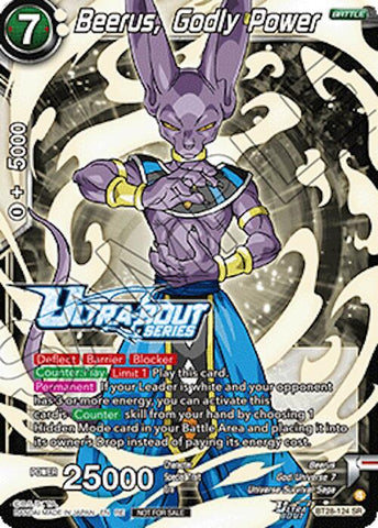 Beerus, Godly Power (Event Pack 19) (BT28-124) [Tournament Promotion Cards]