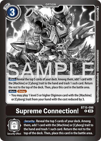Supreme Connection! [BT15-096] [Limited Card Pack -Final Crest-]