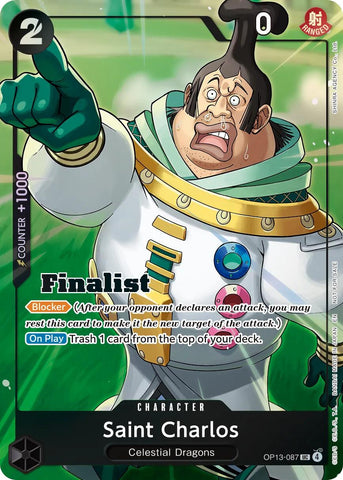 Saint Charlos (Finalist Card Set Vol. 1) [One Piece Promotion Cards]