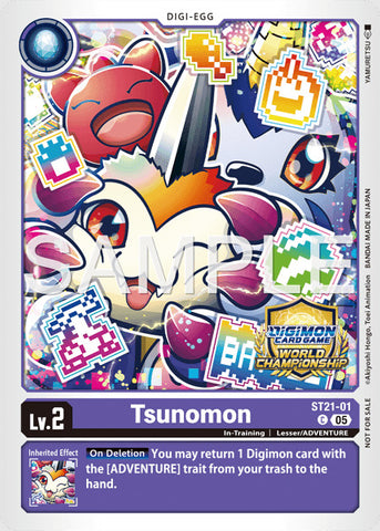 Tsunomon [ST21-01] (World Championship 26-27 Store Championships Season 2 Top 16) [Starter Deck: Hero of Hope]