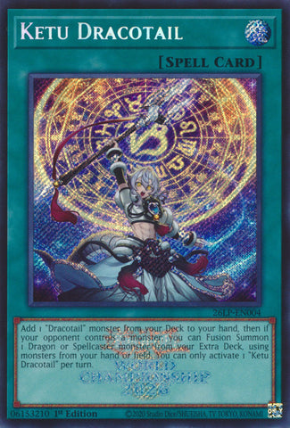 Ketu Dracotail (Emblazoned Secret Rare) [26LP-EN004] Secret Rare