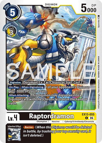 Raptordramon [EX13-055] [Chivalrous XIII]