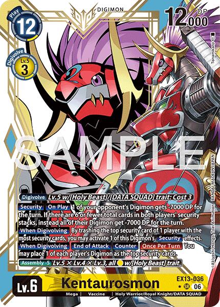 Kentaurosmon [EX13-036] (Alternate Art) [Chivalrous XIII]
