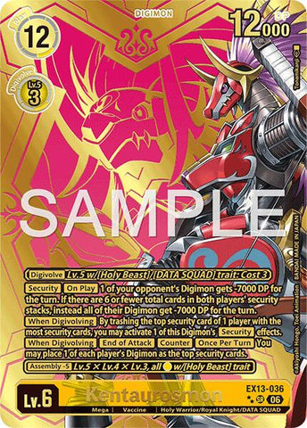 Kentaurosmon [EX13-036] (Rare Pull) [Chivalrous XIII]