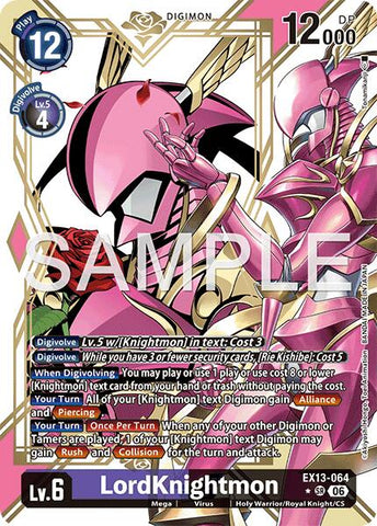 LordKnightmon [EX13-064] (Alternate Art) [Chivalrous XIII]