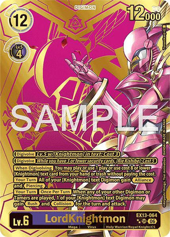 LordKnightmon [EX13-064] (Rare Pull) [Chivalrous XIII]