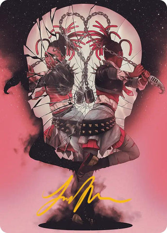 Face Yourself Art Card (Gold-Stamped Signature) [Reality Fracture Art Series]