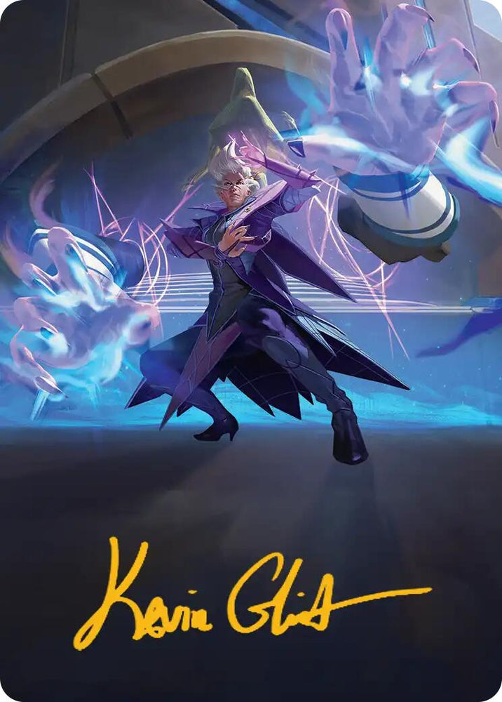 Null Summoner Art Card (Gold-Stamped Signature) [Reality Fracture Art Series]