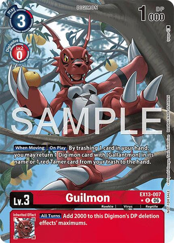 Guilmon [EX13-007] (Extended Art) [Chivalrous XIII]