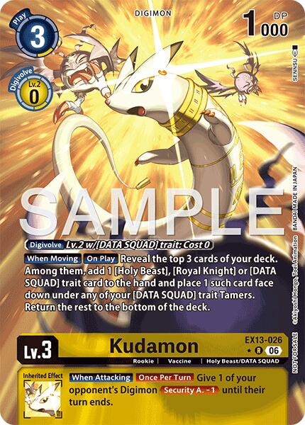 Kudamon [EX13-026] (Extended Art) [Chivalrous XIII]