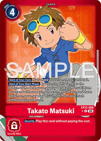 Takato Matsuki [EX13-068] (Limited Foil) [Chivalrous XIII]