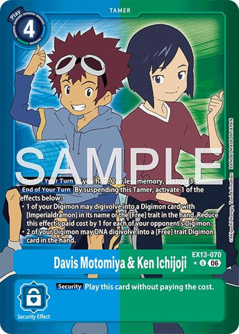 Davis Motomiya & Ken Ichijoji [EX13-070] (Limited Foil) [Chivalrous XIII]
