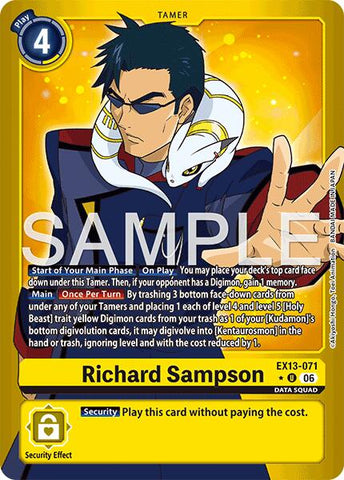 Richard Sampson [EX13-071] (Limited Foil) [Chivalrous XIII]