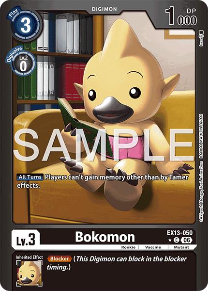 Bokomon [EX13-050] (Limited Foil) [Chivalrous XIII]