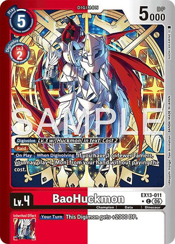 BaoHuckmon [EX13-011] (Limited Foil) [Chivalrous XIII]