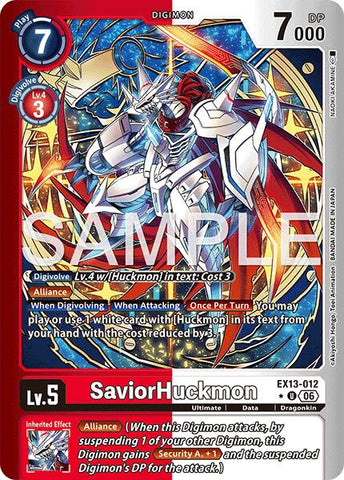 SaviorHuckmon [EX13-012] (Limited Foil) [Chivalrous XIII]