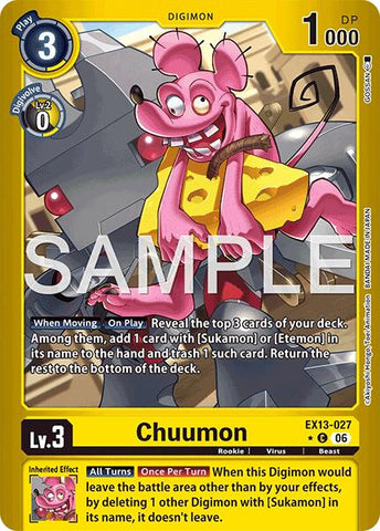 Chuumon [EX13-027] (Limited Foil) [Chivalrous XIII]