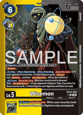 Wisemon [EX13-034] (Limited Foil) [Chivalrous XIII]