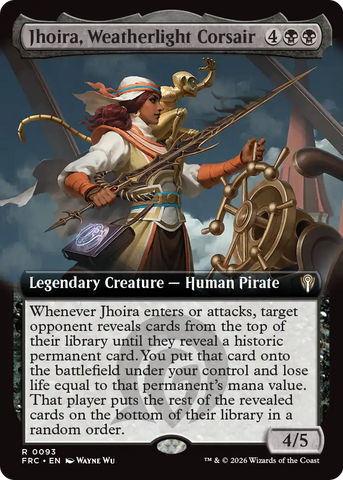 Jhoira, Weatherlight Corsair (Extended Art) [Reality Fracture Commander]