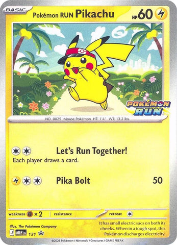 Pokemon Run Pikachu (131) [Miscellaneous Cards]