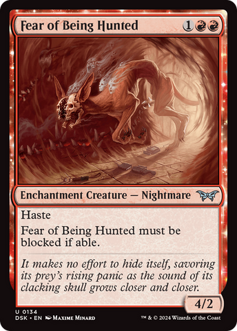 Fear of Being Hunted [Duskmourn: House of Horror]