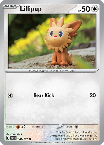 Lillipup (170/197) [Scarlet & Violet: Obsidian Flames]