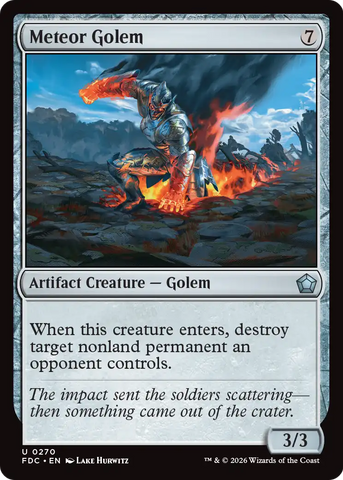 Meteor Golem [Foundations Commander]