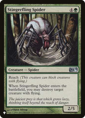 Stingerfling Spider [The List Reprints]