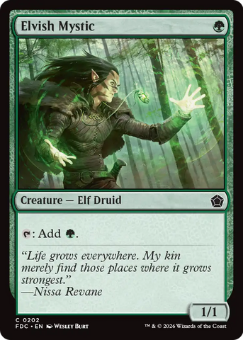 Elvish Mystic [Foundations Commander]