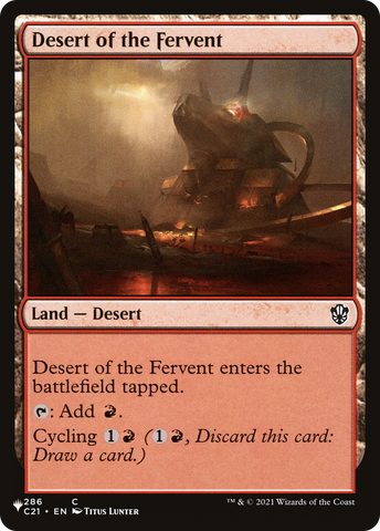 Desert of the Fervent [The List Reprints]