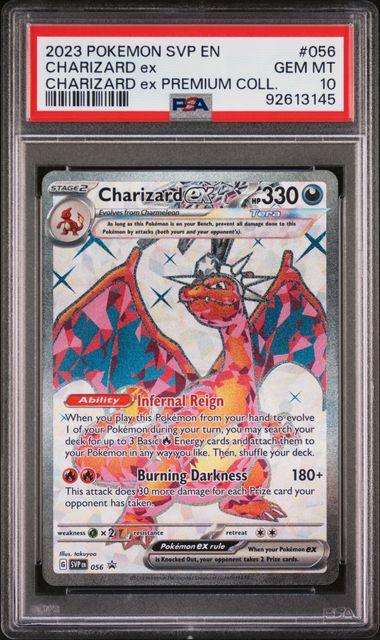 PSA 10 - Charizard Ex Full Art SVP056 SV Promo Full Art 92613145 - Front