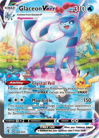 Glaceon VMAX (209/203) [Sword & Shield: Evolving Skies]