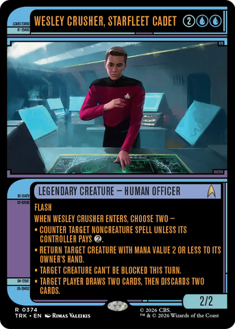 Wesley Crusher, Starfleet Cadet (Showcase) [Star Trek]