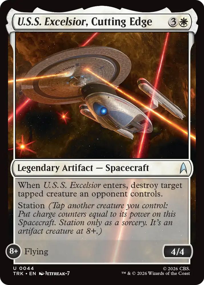 U.S.S. Excelsior, Cutting Edge [Star Trek]