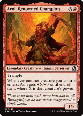 Arni, Renowned Champion [Reality Fracture]