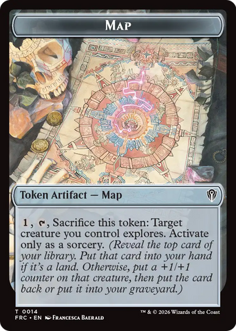 Gingerbrute // Map Double-Sided Token [Reality Fracture Commander Tokens]