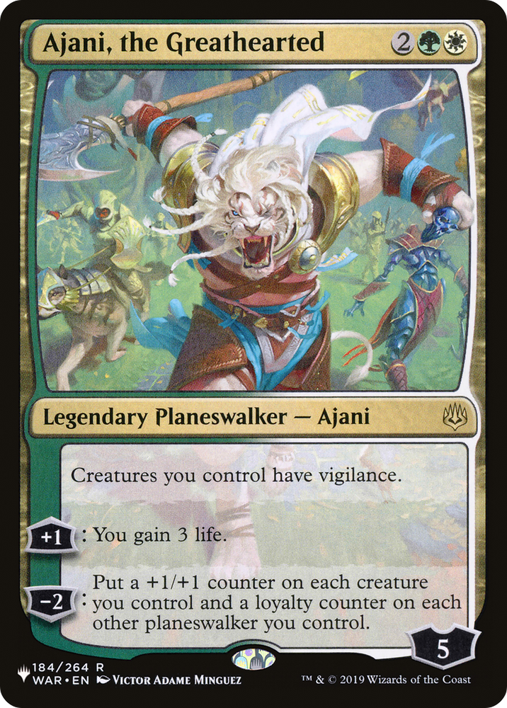 Ajani, the Greathearted [The List Reprints]