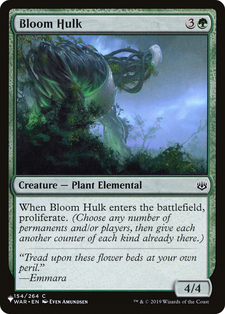 Bloom Hulk [The List Reprints]