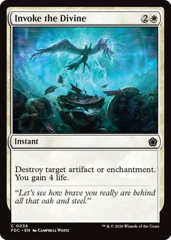 Invoke the Divine [Foundations Commander]
