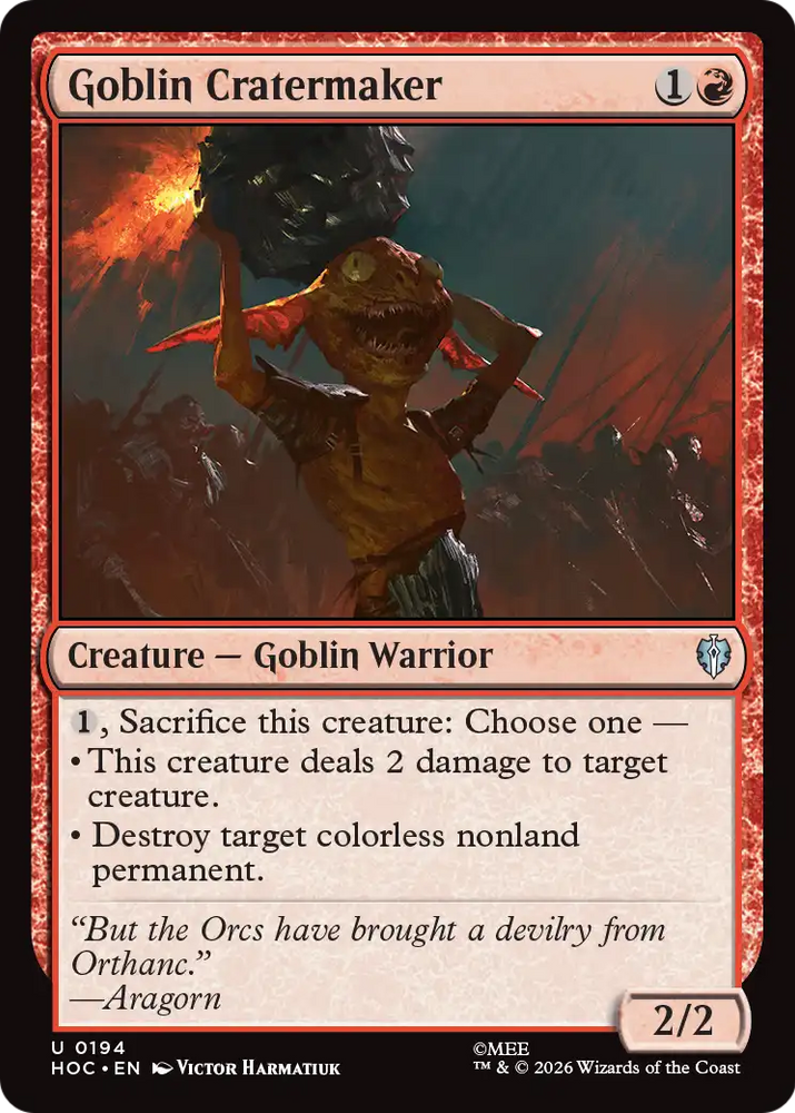 Goblin Cratermaker [The Hobbit: Eternal-Legal]