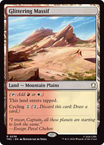 Glittering Massif (Surge Foil) [Star Trek Commander]