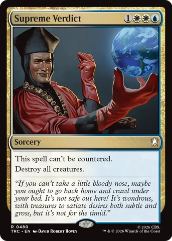 Supreme Verdict (Surge Foil) [Star Trek Commander]