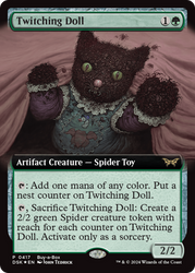 Twitching Doll (Extended Art) [Duskmourn: House of Horror Promos]