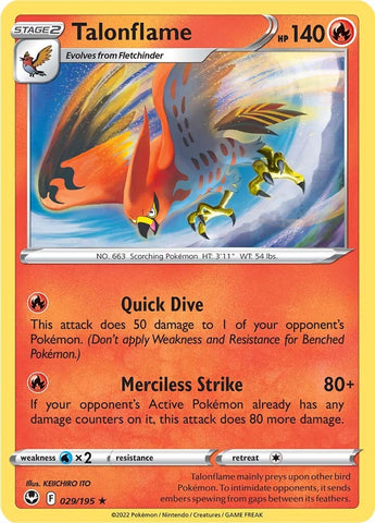 Talonflame (029/195) [Sword & Shield: Silver Tempest]