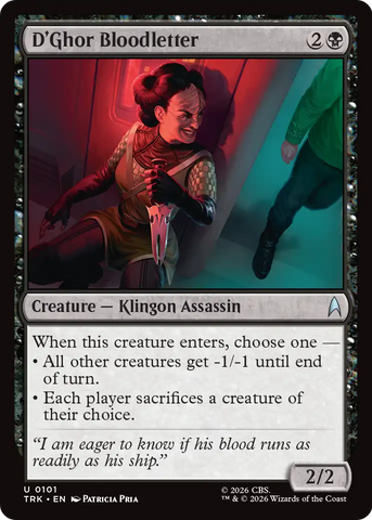 D'Ghor Bloodletter [Star Trek]