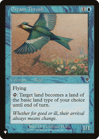 Dream Thrush [The List Reprints]