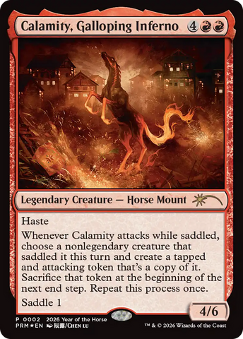 Calamity, Galloping Inferno (Year of the Horse 2026) [Standard Showdown Promos]